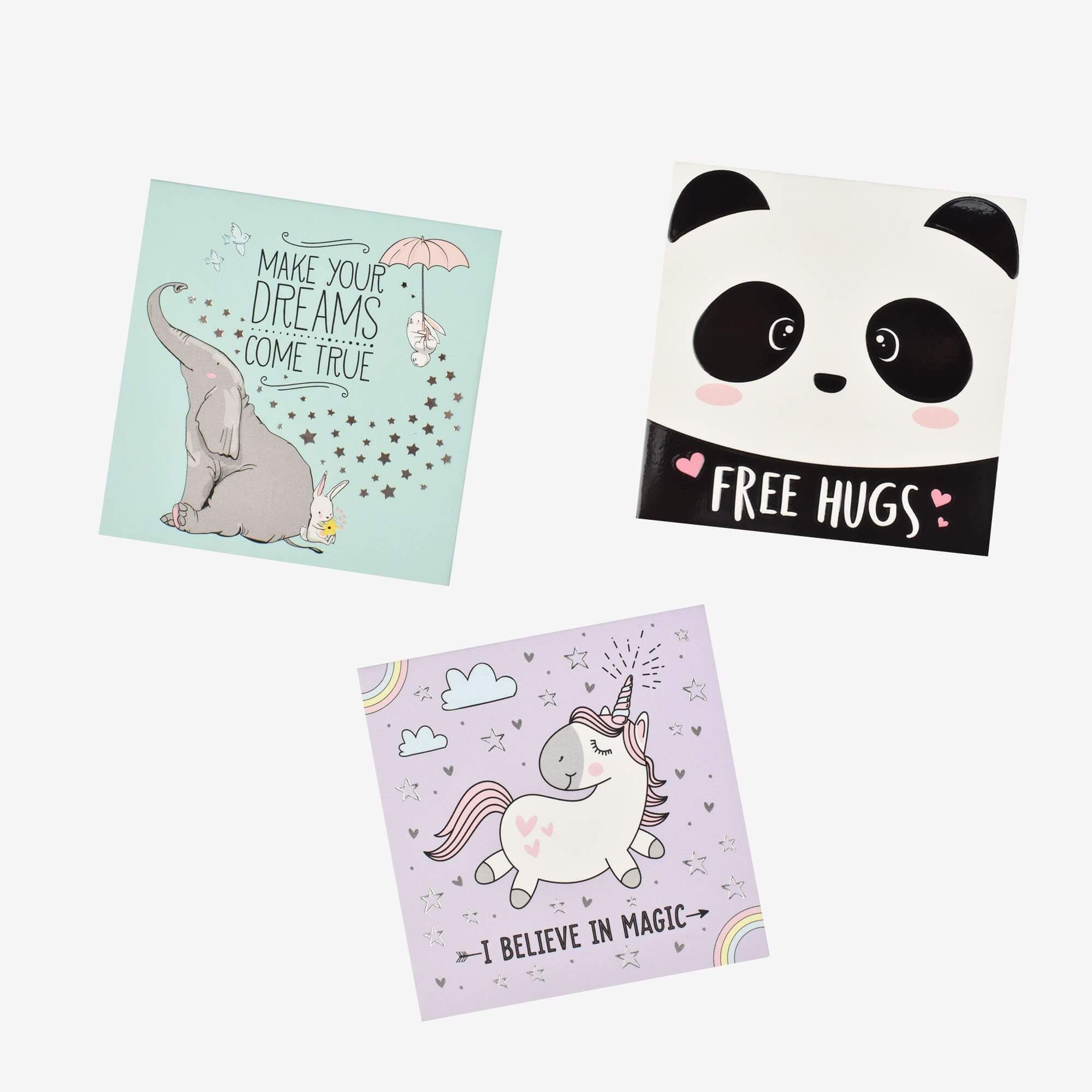 Never stop dreaming - Set de 3 aimants Legami